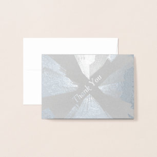 HAMbWG - Silver Foil Kaart - Hartelijk dank - City