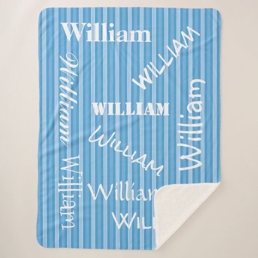 HAMbWG - Softest Fleece - Jouw naam! Sherpa Deken (Voorkant)