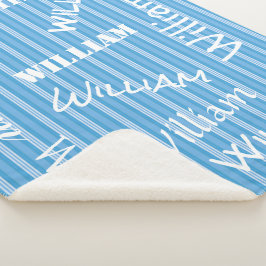 HAMbWG - Softest Fleece - Jouw naam! Sherpa Deken