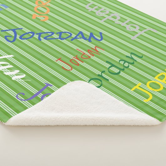 HAMbWG - Softest Fleece - Jouw naam! Sherpa Deken (3/4)