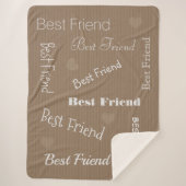 HAMbWG - Softest Fleece - Jouw naam! Sherpa Deken (Voorkant)