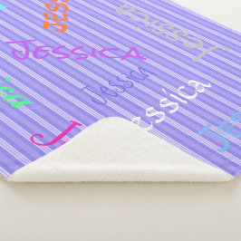 HAMbWG - Softest Fleece - Jouw naam! Sherpa Deken