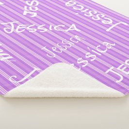 HAMbWG - Softest Fleece - Jouw naam! Sherpa Deken