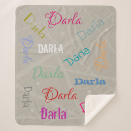 HAMbWG - Softest Fleece - Jouw naam! Sherpa Deken