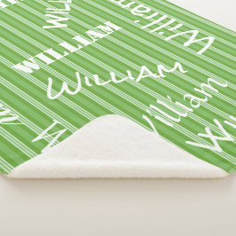 HAMbWG - Softest Fleece - Jouw naam! Sherpa Deken