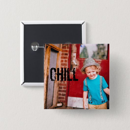 HAMbWG - Square Button - Chill (Voorkant /achterkant)