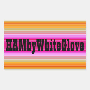 HAMbWG - Sticker - Roze zonnevaste Logo