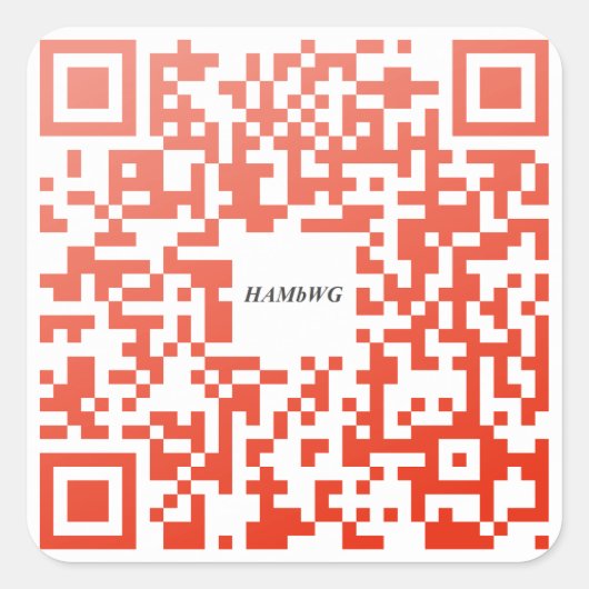 HAMbWG - Stickers - Logo Red QR (Devant)