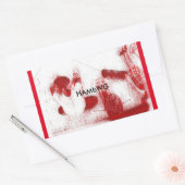 HAMbWG - Stickers - Skate Boarders Resting - Red (Enveloppe)