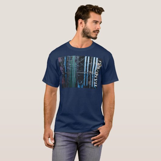 HAMbWG - T-shirt - Architecture White Ornate Lg (Devant entier)