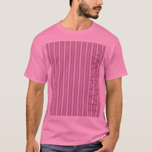 HAMbWG - T-shirt - Bande rose