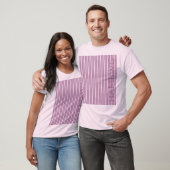 HAMbWG - T-shirt - bande rose (Unisexe)
