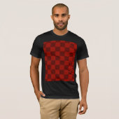 HAMbWG - T-Shirt - Damier rouge (Devant entier)