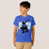 HAMbWG - T Shirt - Moonlight Schaats Boarder (Voorkant volledig)