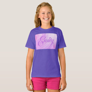 HAMbWG - T-shirt pour enfants - Violet Swirl w log