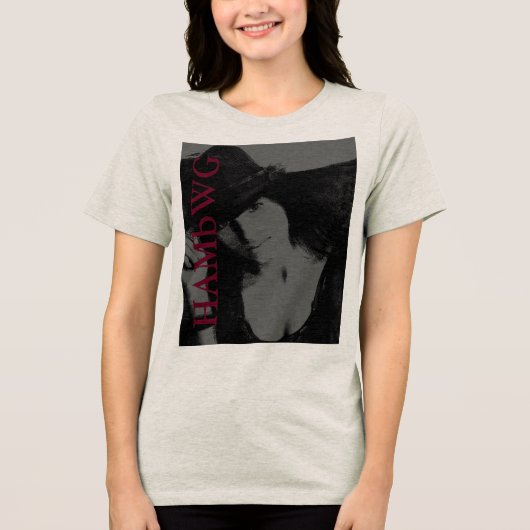 HAMbWG - T-Shirts - HAMbWG B W Face avec logo 6 (Recto)