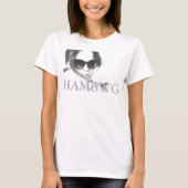 HAMbWG - T-Shirts - HAMbWG B W Face w Logo 4 (Voorkant)