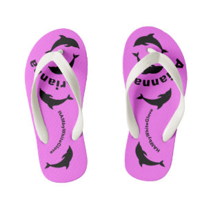 HAMbWG-Teenslippers - Dolfijnen Kinder Teenslippers