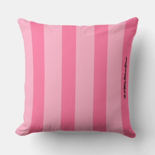 HAMbWG Vanity Coussin - Ajouter un nom - Bande ros (Recto)