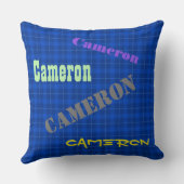 HAMbWG Vanity Coussin - Ajouter un nom - Plaid ble (Verso)