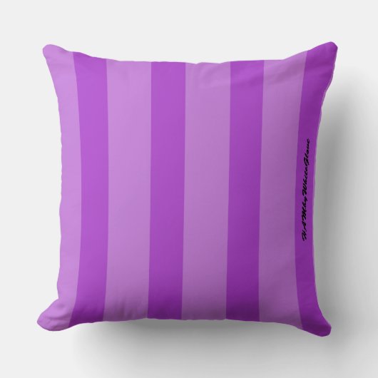 HAMbWG Vanity Coussin - Ajouter un nom - Purple St (Recto)