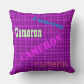 HAMbWG Vanity Coussin - Ajouter un nom - Violet Pl (Verso)