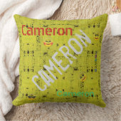 HAMbWG Vanity Coussin - Ajouter un nom - Yellow Di (Couverture)