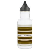 HAMbWG - Waterflesje - Olijf en wit Waterfles (Rechts)