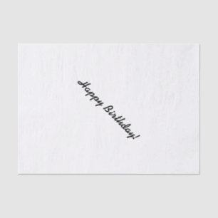 HAMbWG-weefselpapier - White - Happy Birthday Tissuepapier