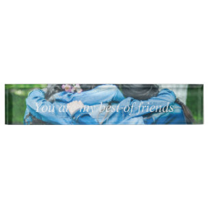 HAMbyWG - Acrylate Bureaunaambord - Beste Vrienden Naambordje