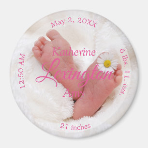 HAMbyWG - Annonce de naissance de bébé Magnet