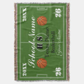 HAMbyWG Basketball Deken (Voorkant Verticaal)