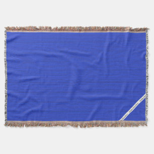 HAMbyWG - Blanket - Heldere blauwe streep Deken