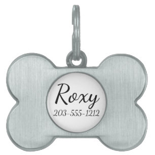 HAMbyWG Bone Pet Tag - Voeg uw honden naam toe Huisdieren Naamplaatje