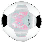 HAMbyWG - Boule de soccer - Papillon rose (Tourné)