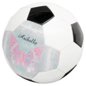 HAMbyWG - Boule de soccer - Papillon rose (3/4)