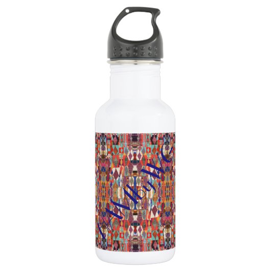 HAMbyWG - Bouteille d'eau (18 oz), Marocain blanc (Devant)