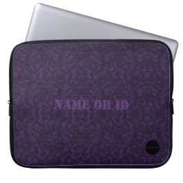 HAMbyWG - Camouflage geïnspireerd ontwerp in paars Laptop Sleeve