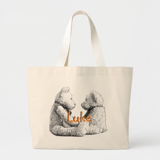 HAMbyWG - Canvas Canvas tas - Teddy Bears (Voorkant)
