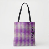 HAMbyWG - Canvas tas - Houndstooth - Om het even w (Voorkant)