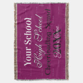 HAMbyWG - Cheerleader of Club Throw Blanket Deken (Voorkant Verticaal)