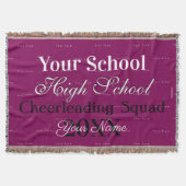 HAMbyWG - Cheerleader of Club Throw Blanket Deken (Voorkant)