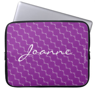 HAMbyWG - Cirkelpatroon in elke kleur Laptop Sleeve