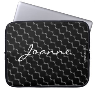 HAMbyWG - Cirkelpatroon in elke kleur Laptop Sleeve
