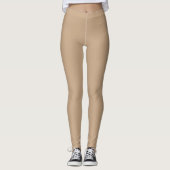 HAMbyWG - Compressie-Leggings - Beige Leggings (Voorkant)