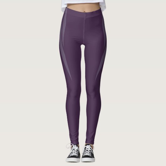 HAMbyWG - Compression Leggings - Plum (Voorkant)