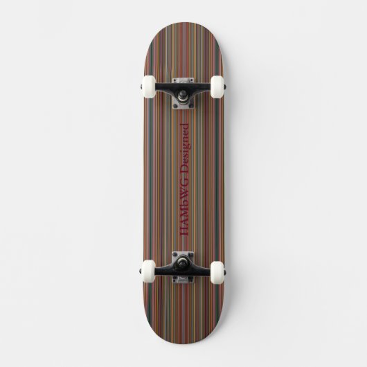 HAMbyWG Conçu - Skateboard - Bandes fines (Recto)