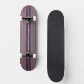 HAMbyWG Conçu - Skateboard - Raspberry Stripes (Recto)