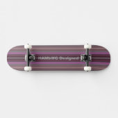 HAMbyWG Conçu - Skateboard - Raspberry Stripes (Horz)