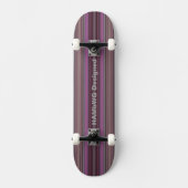 HAMbyWG Conçu - Skateboard - Raspberry Stripes (Recto)